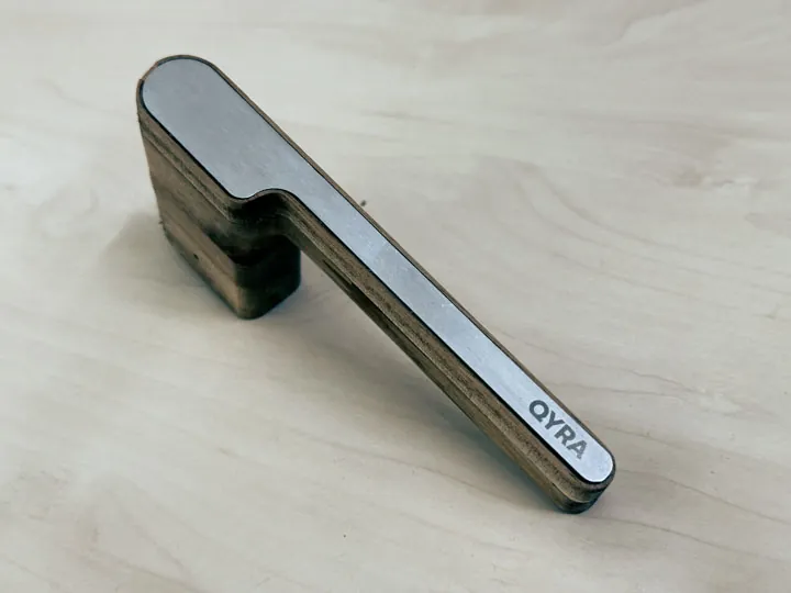 Finished door handle