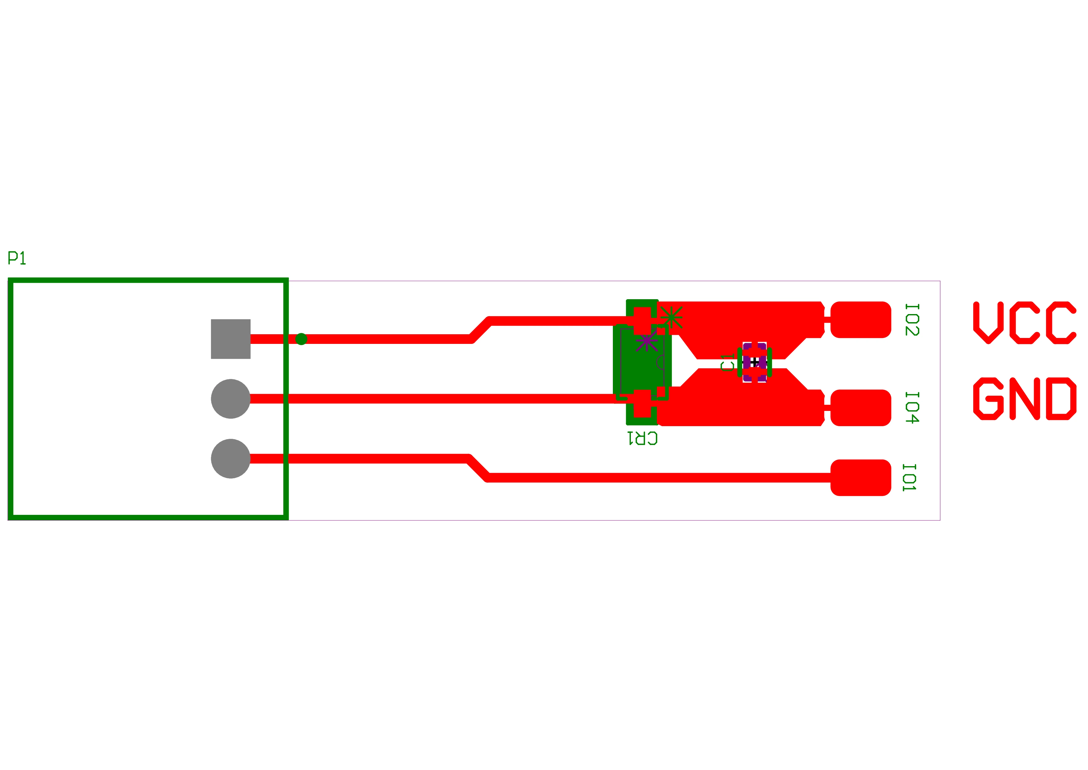 Handle PCB layout