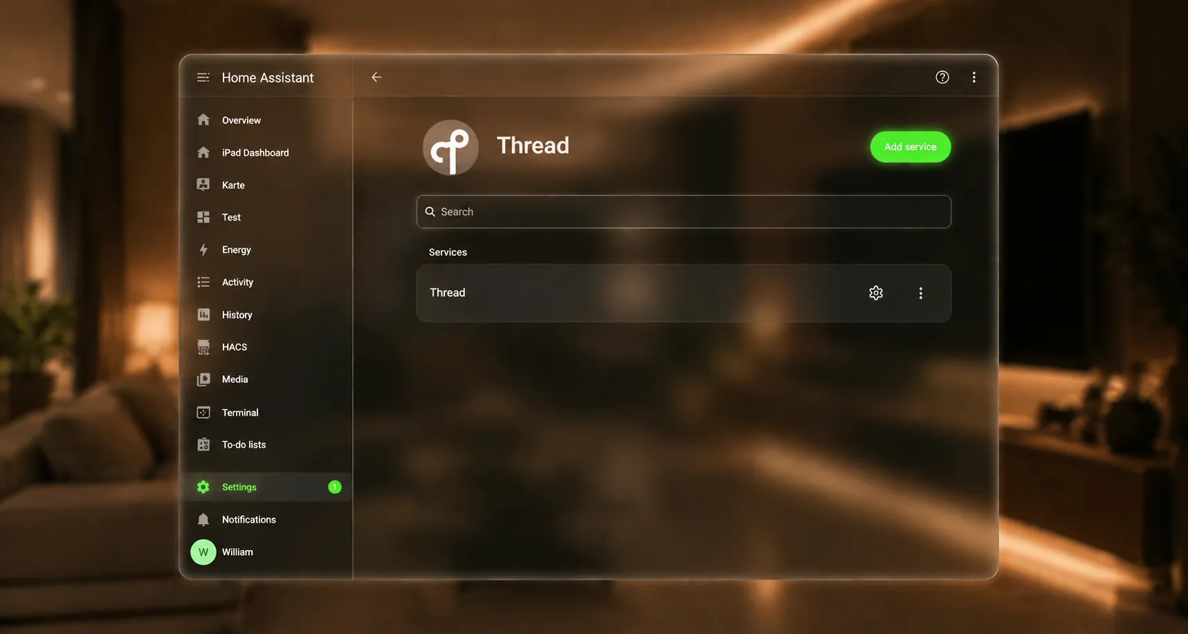 Matter commissioning between Thread and Home Assistant