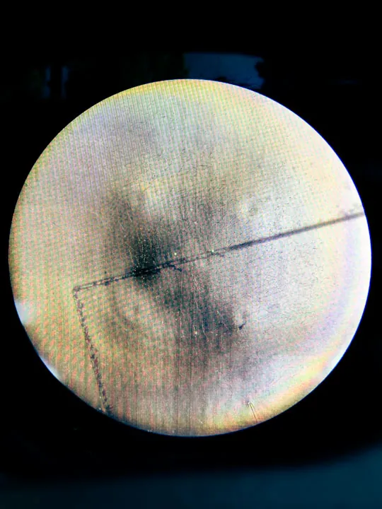 PCB milling error detail A