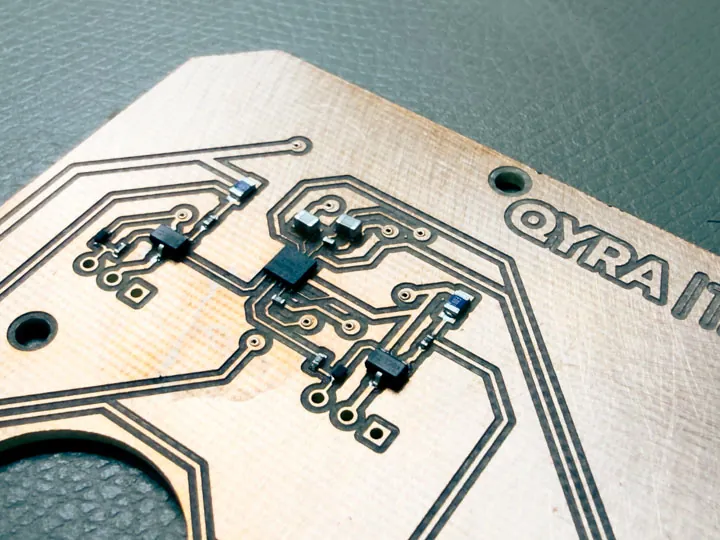 Soldered PCB