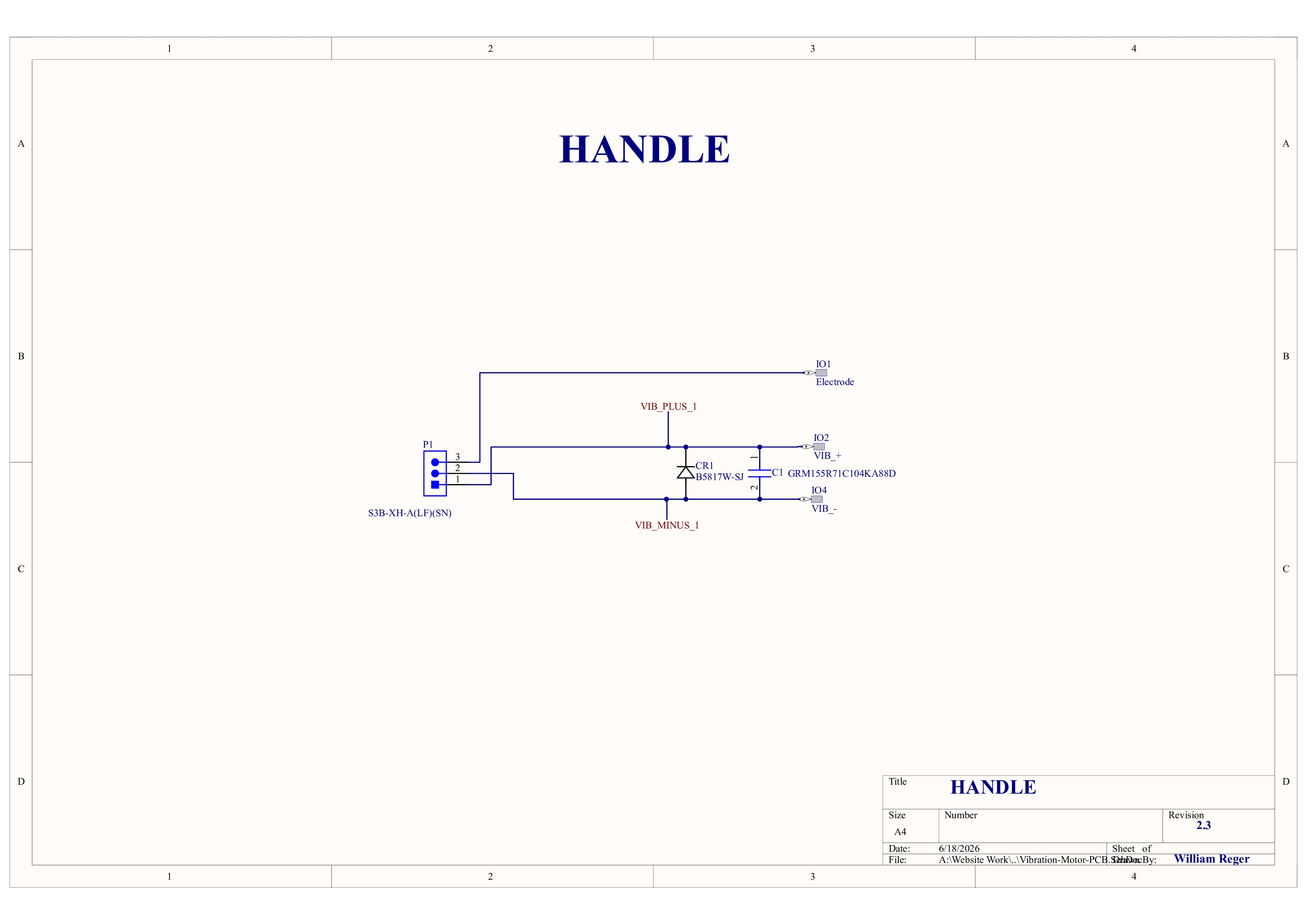 Handle schematic