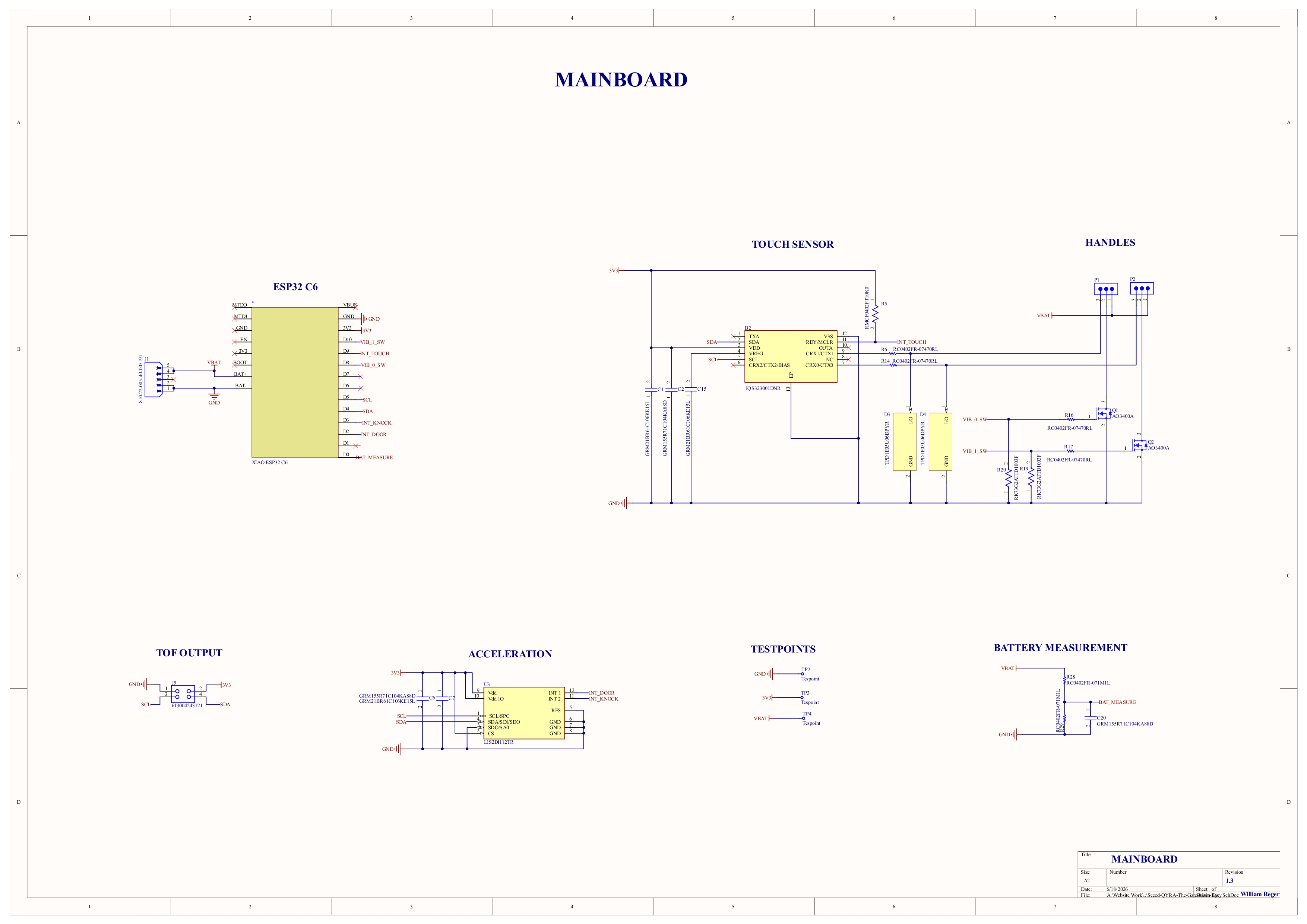 Redesigned mainboard schematic