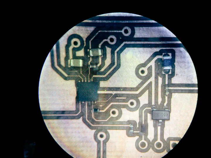 SMD parts before reflow