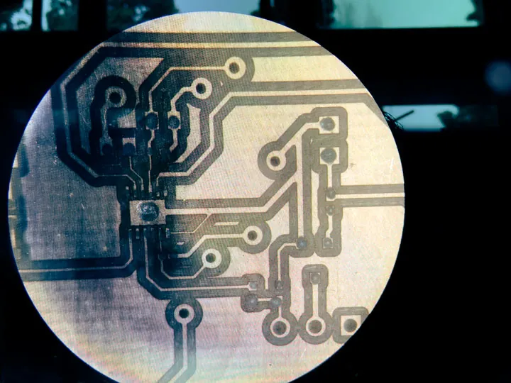 Solder paste applied before SMD assembly