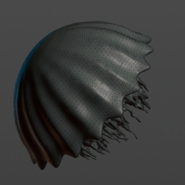 Houdini procedural jellyfish generator setup