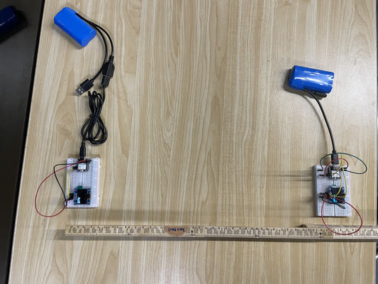 BLE range test without external antenna — connection drops beyond ~10 cm