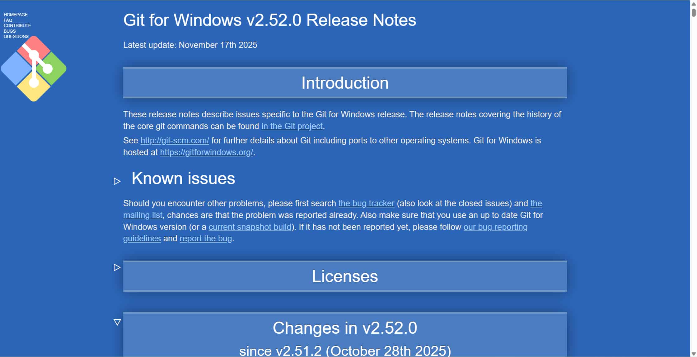 Git download successful