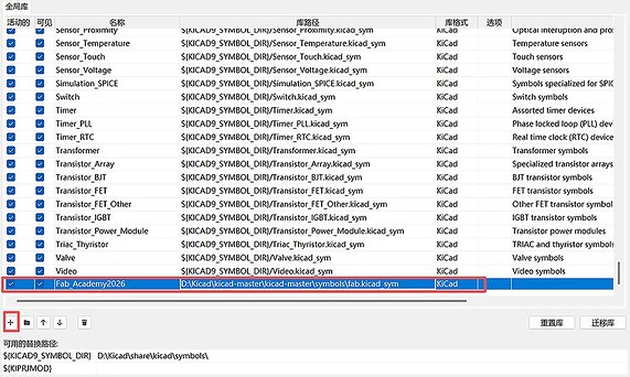 KiCad setup and schematic