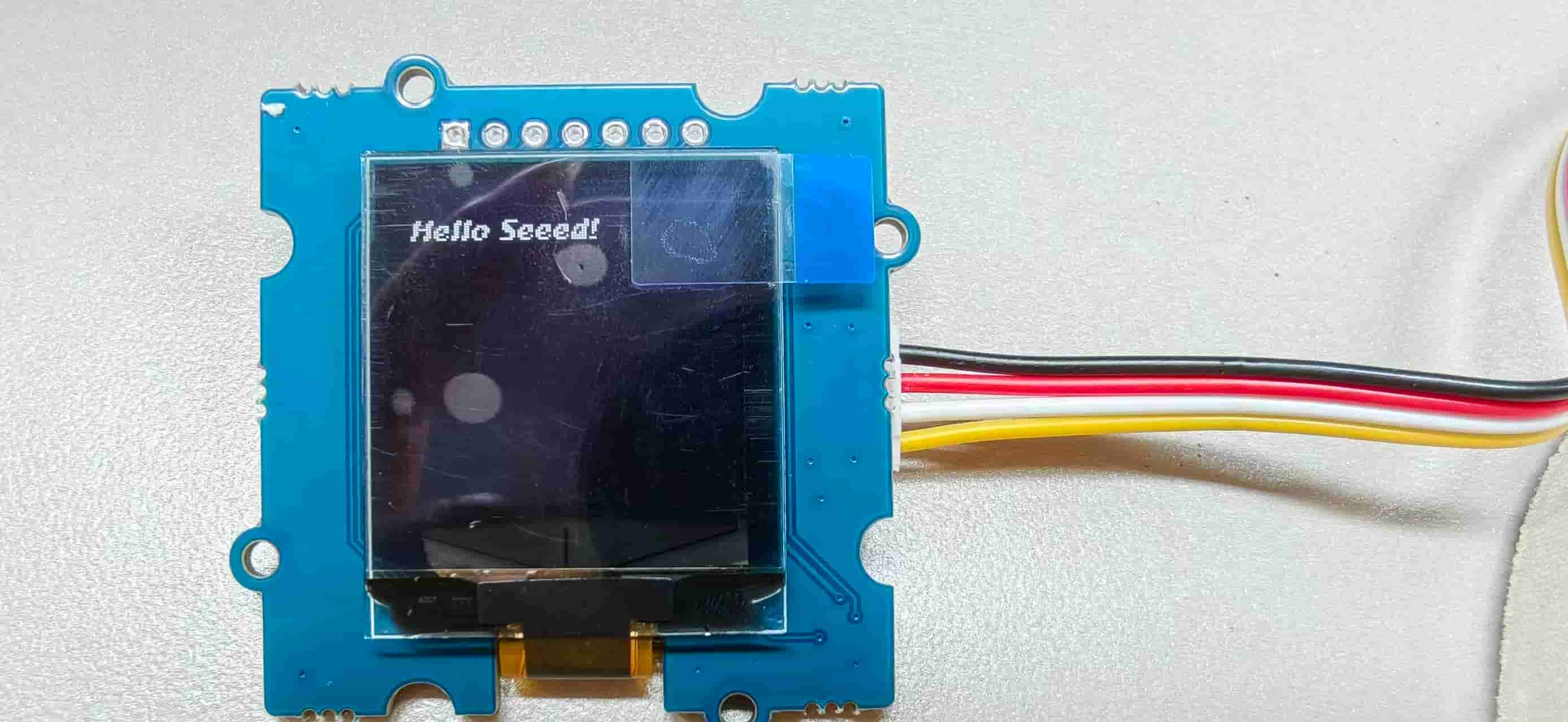OLED Hello on XIAO + Grove