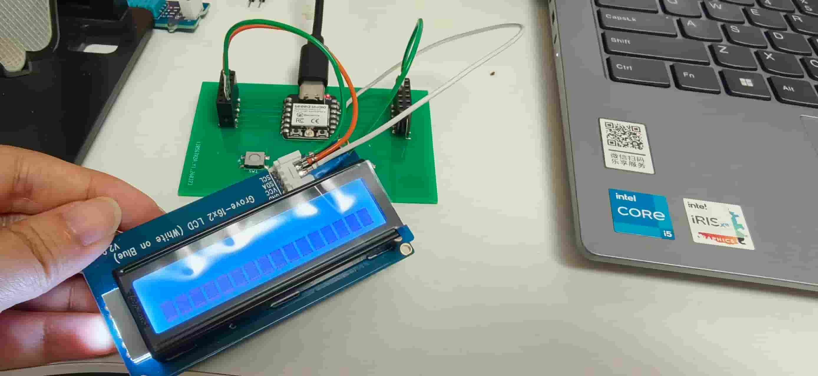 Grove 16x2 LCD test