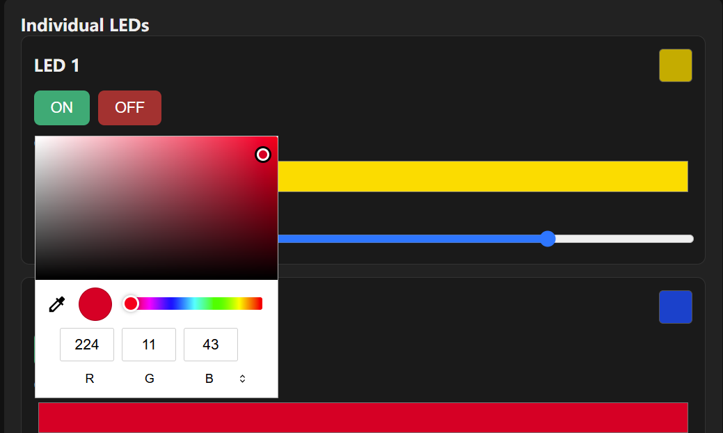 Color select