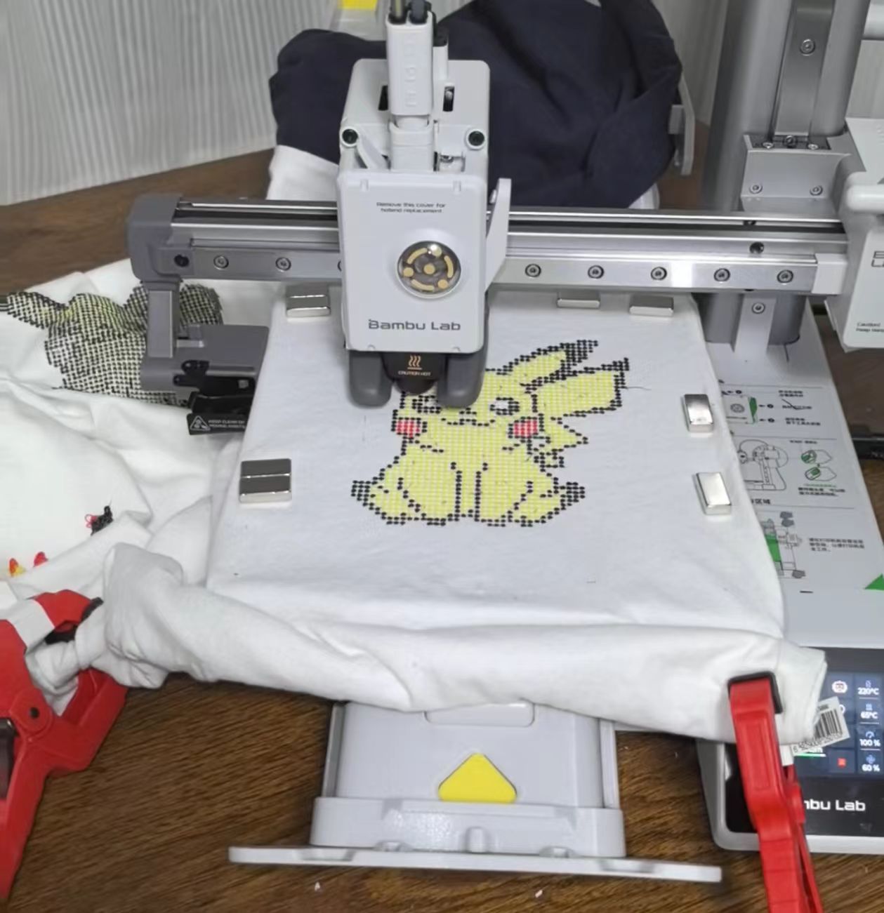 T-shirt on A1mini 2