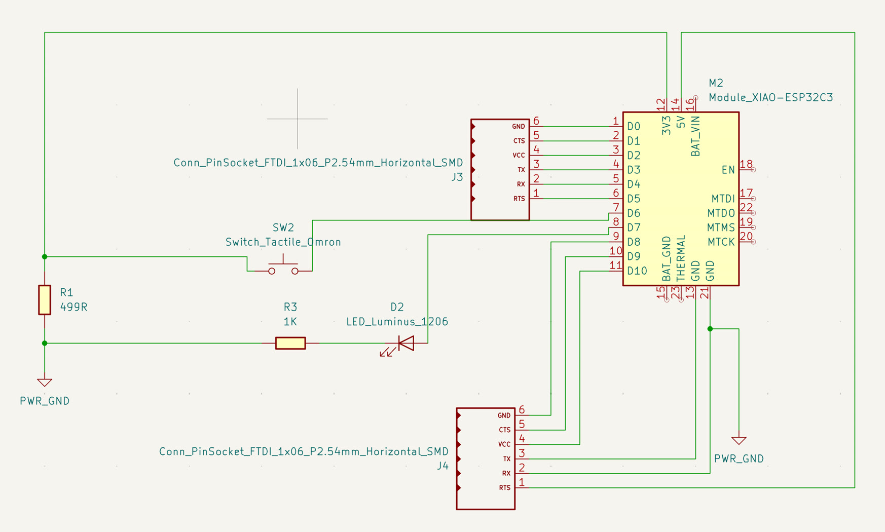 XIAO ESP32-C3 pin definition