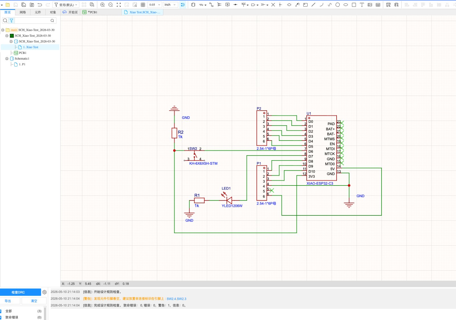EasyEDA project creation