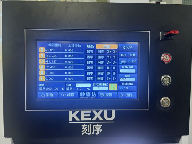 Set zero on Kexu controller