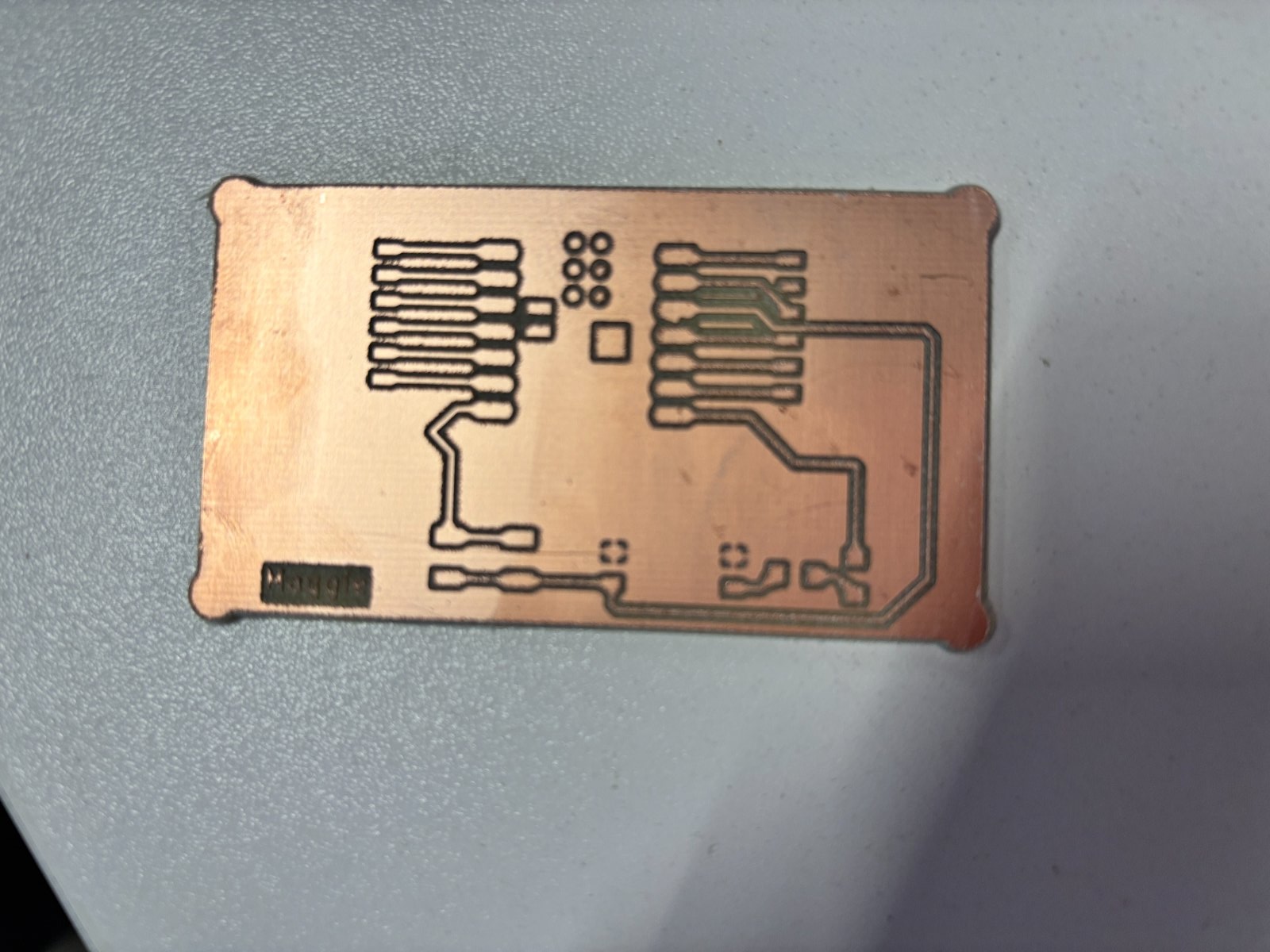 PCB assembly step 1