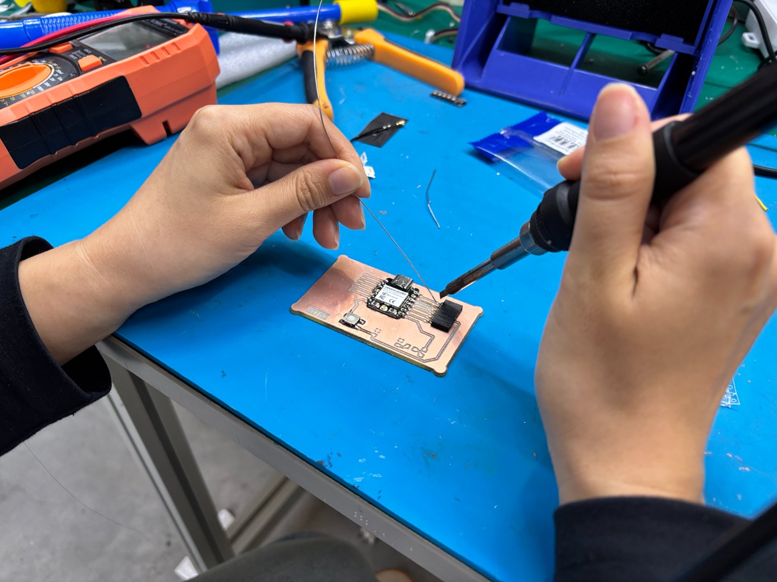 PCB assembly step 3