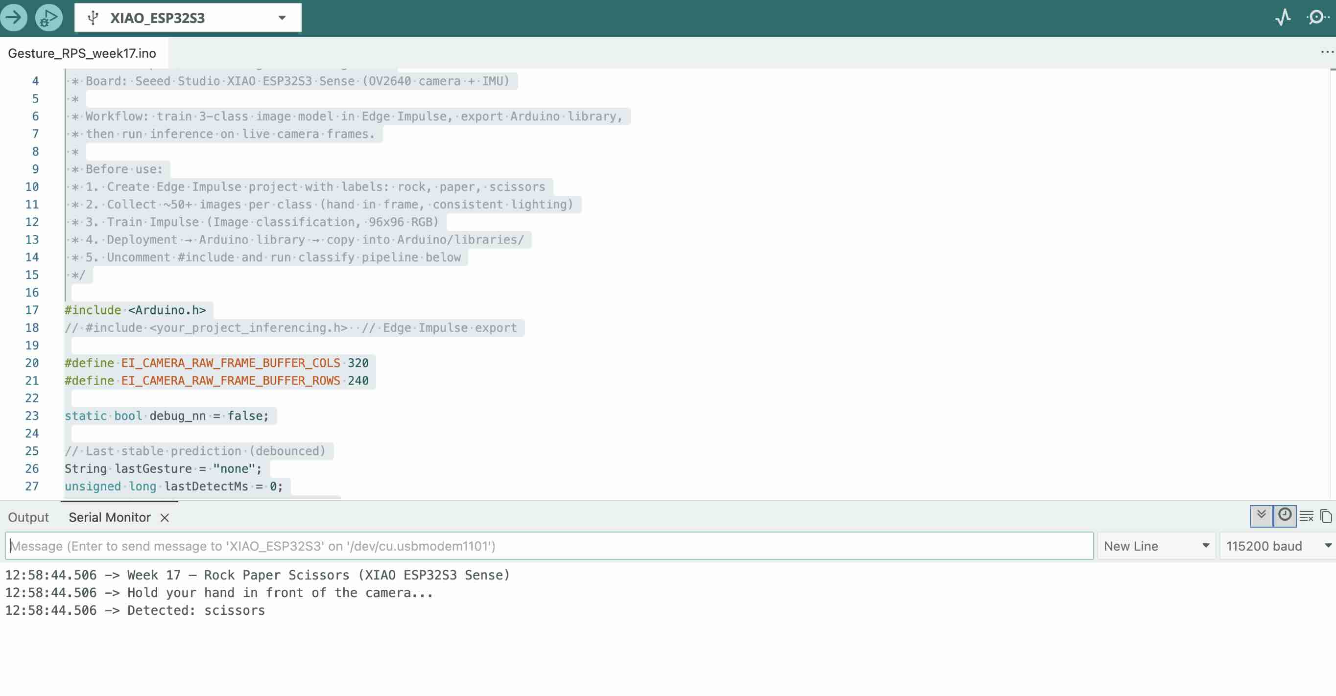 SenseCraft — deployment result