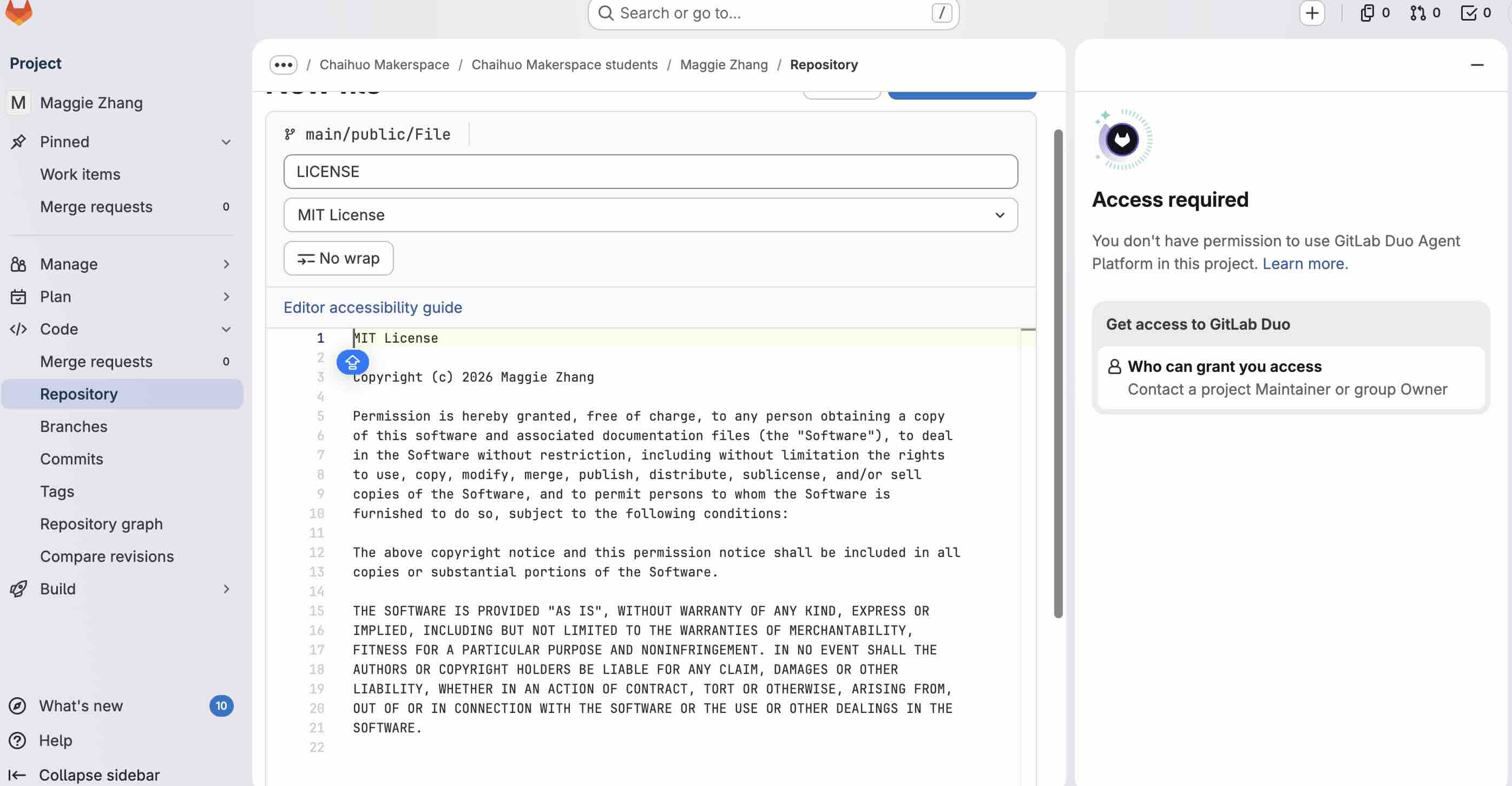 Creative Commons license details