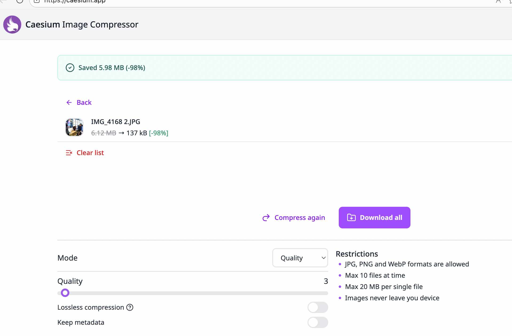 Description of image