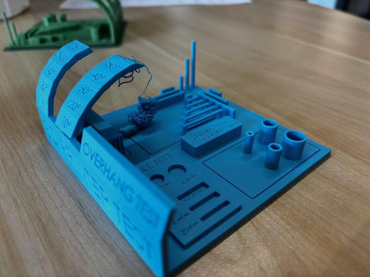 Print result — blue