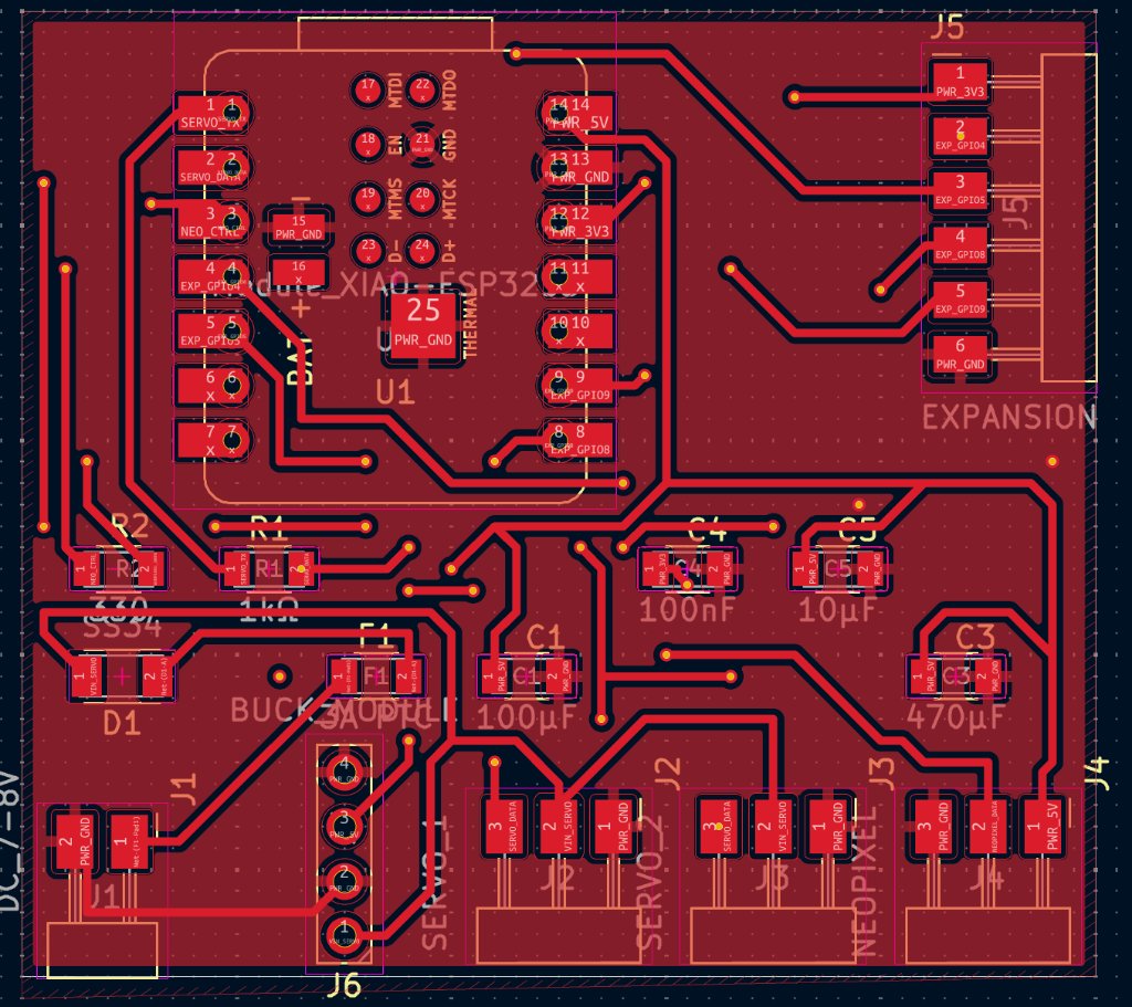 JeLamp carrier PCB front view