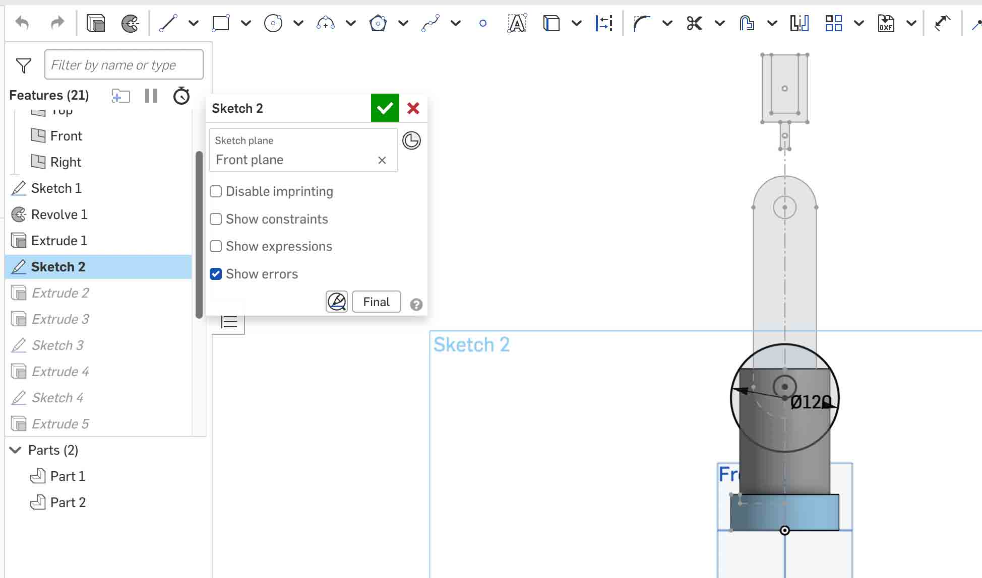 Onshape Step 5