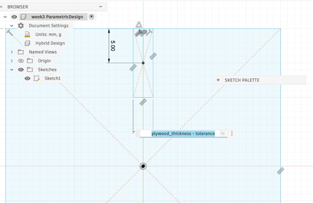 Parametric rounded rectangle and slot sketch
