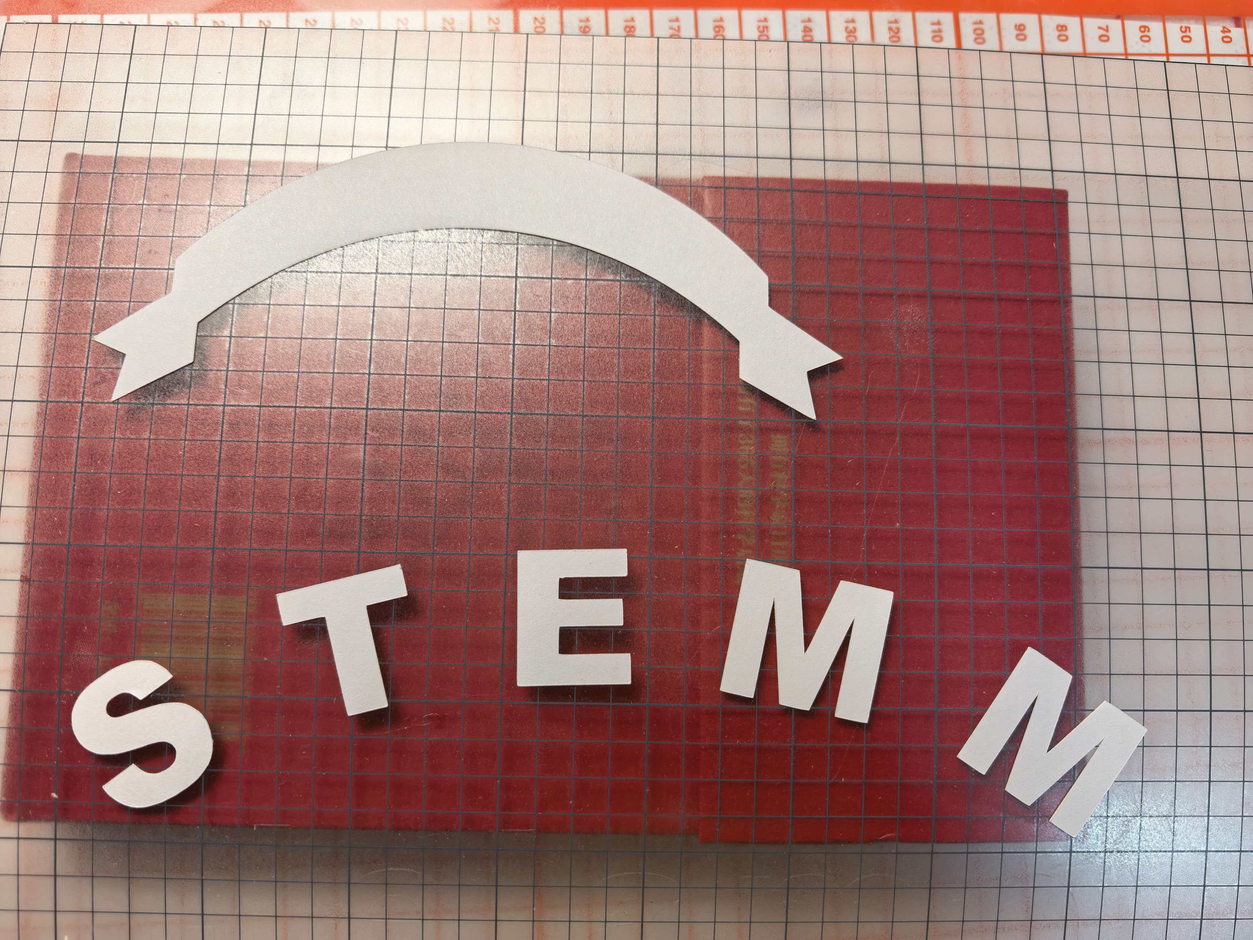 Silhouette Studio Send tab — STEMM banner cut settings on CAMEO 5