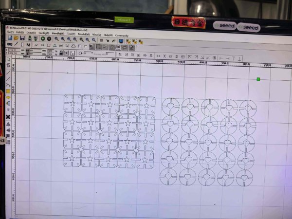 DXF export and laser setup