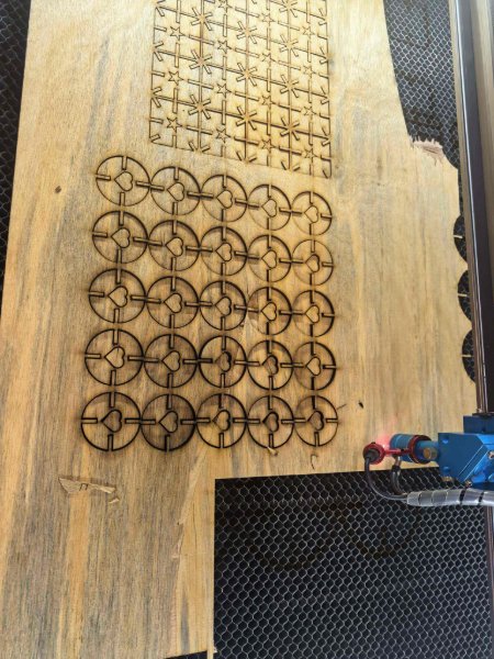 Laser cutting parameter setup