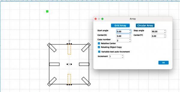 Circular array for slot placement