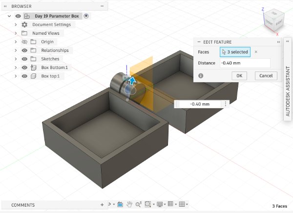 Fusion 360 hinged box design step 14