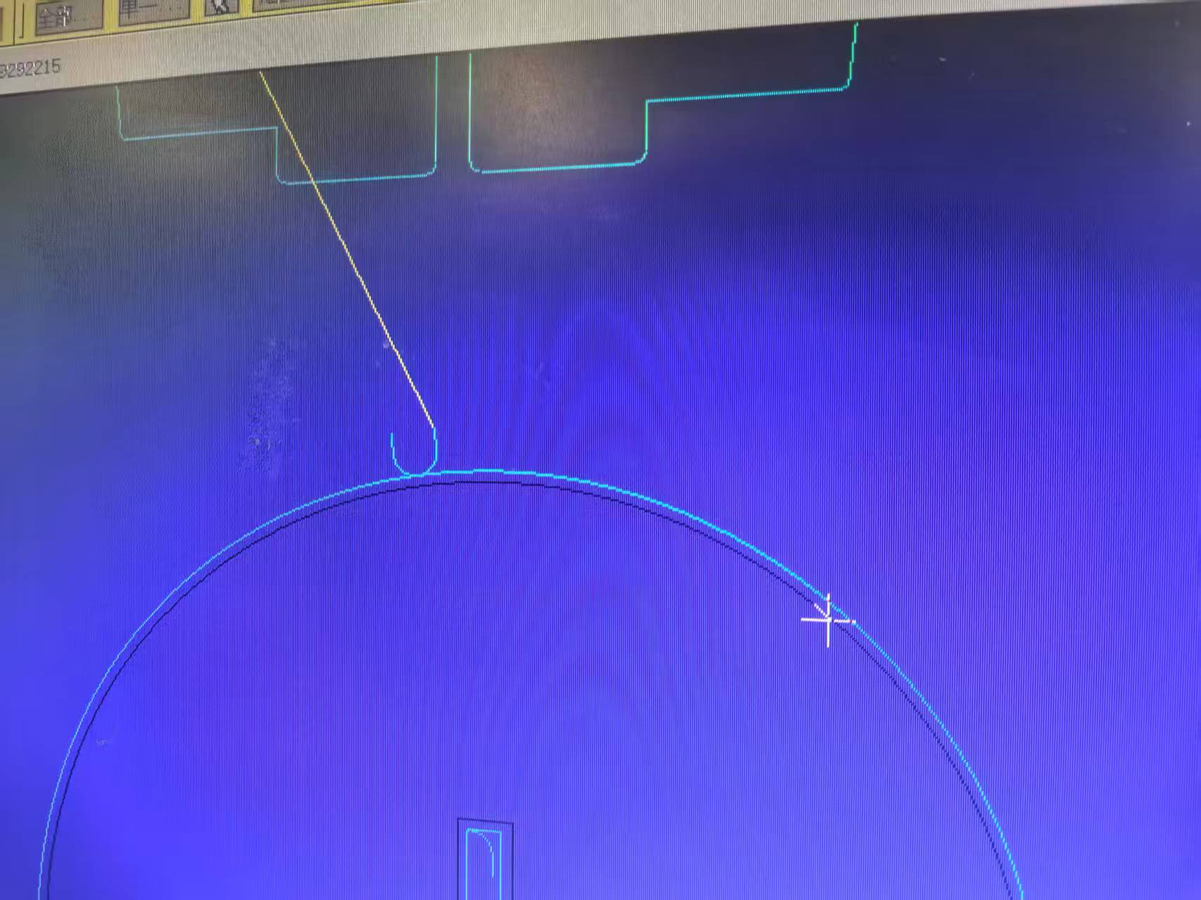 Toolpath preview on seat geometry