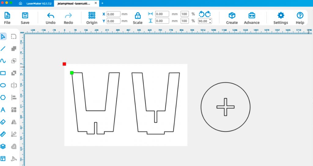 LaserMaker nesting preview