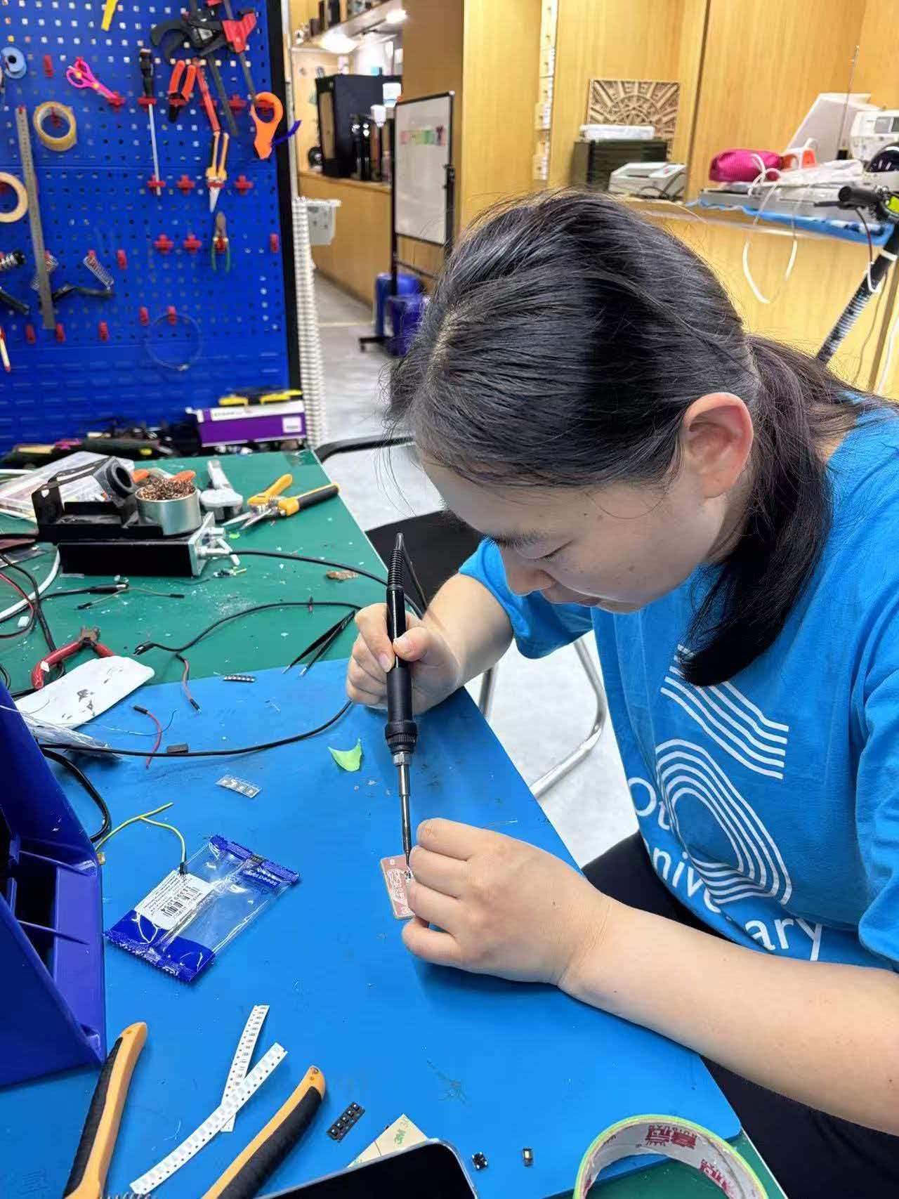 Soldering XIAO ESP32-C3 module