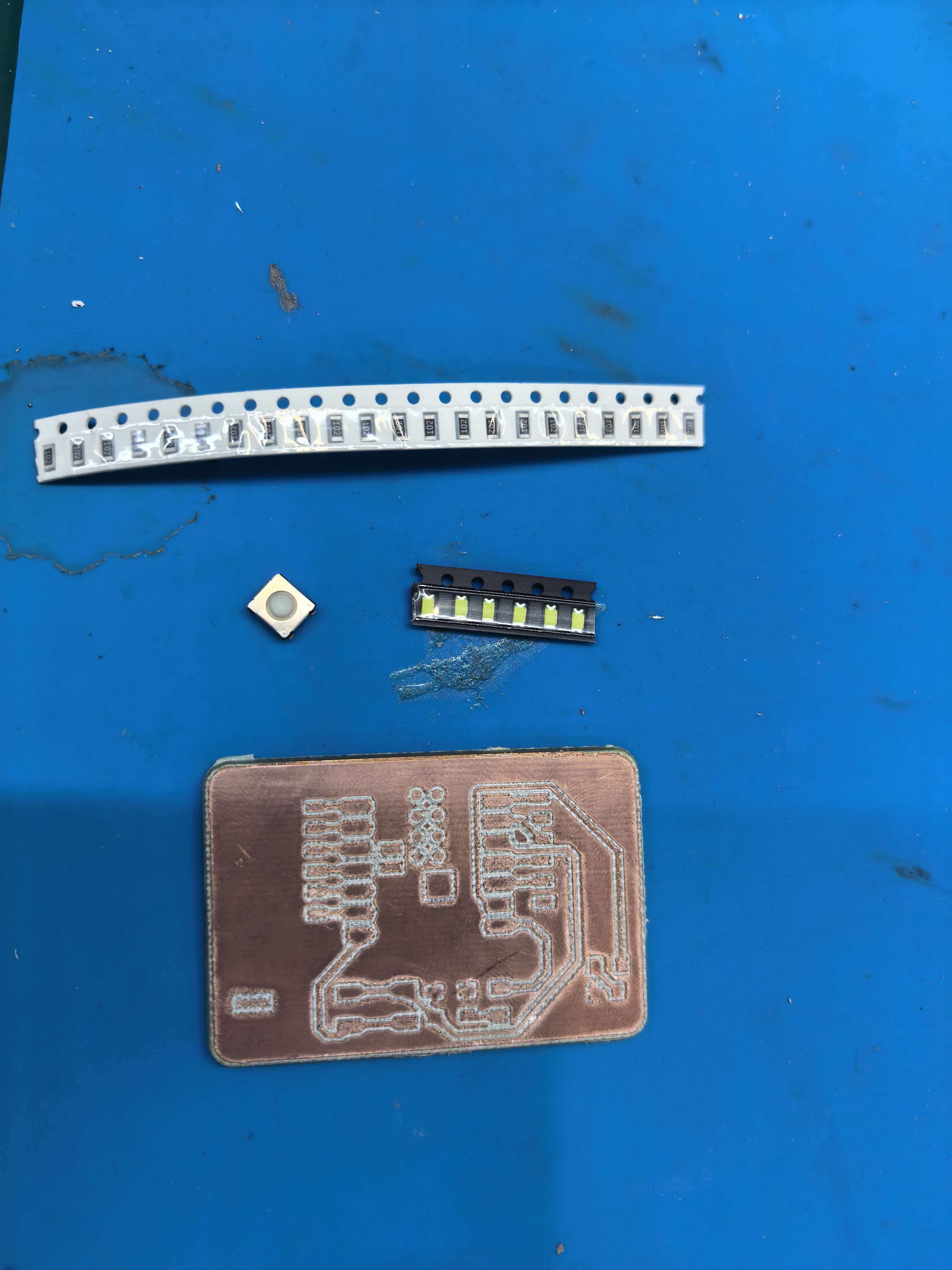 Finished soldered board