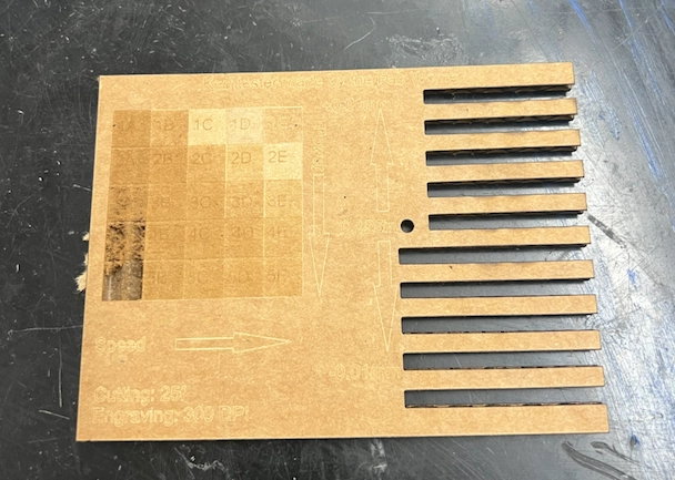 cardboard laser cut