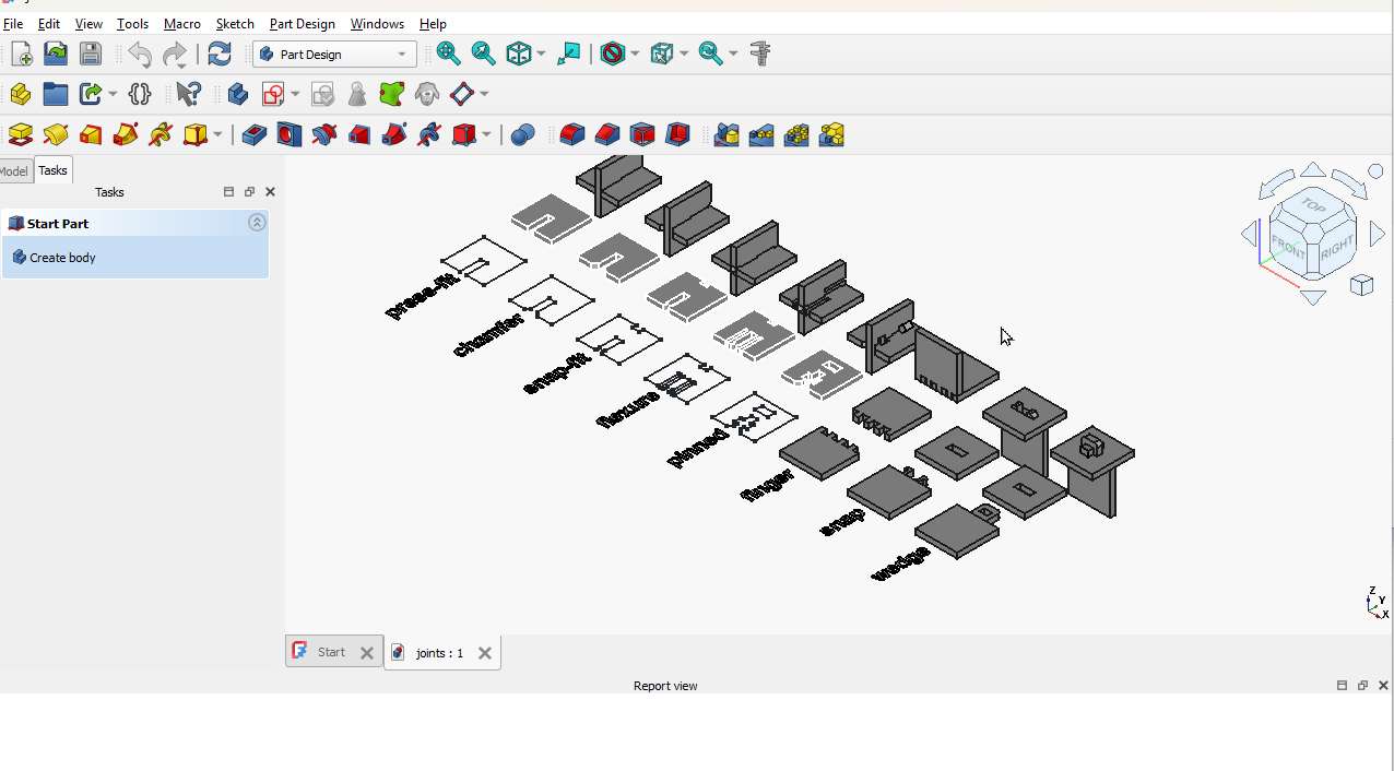 Joints in FreeCAD