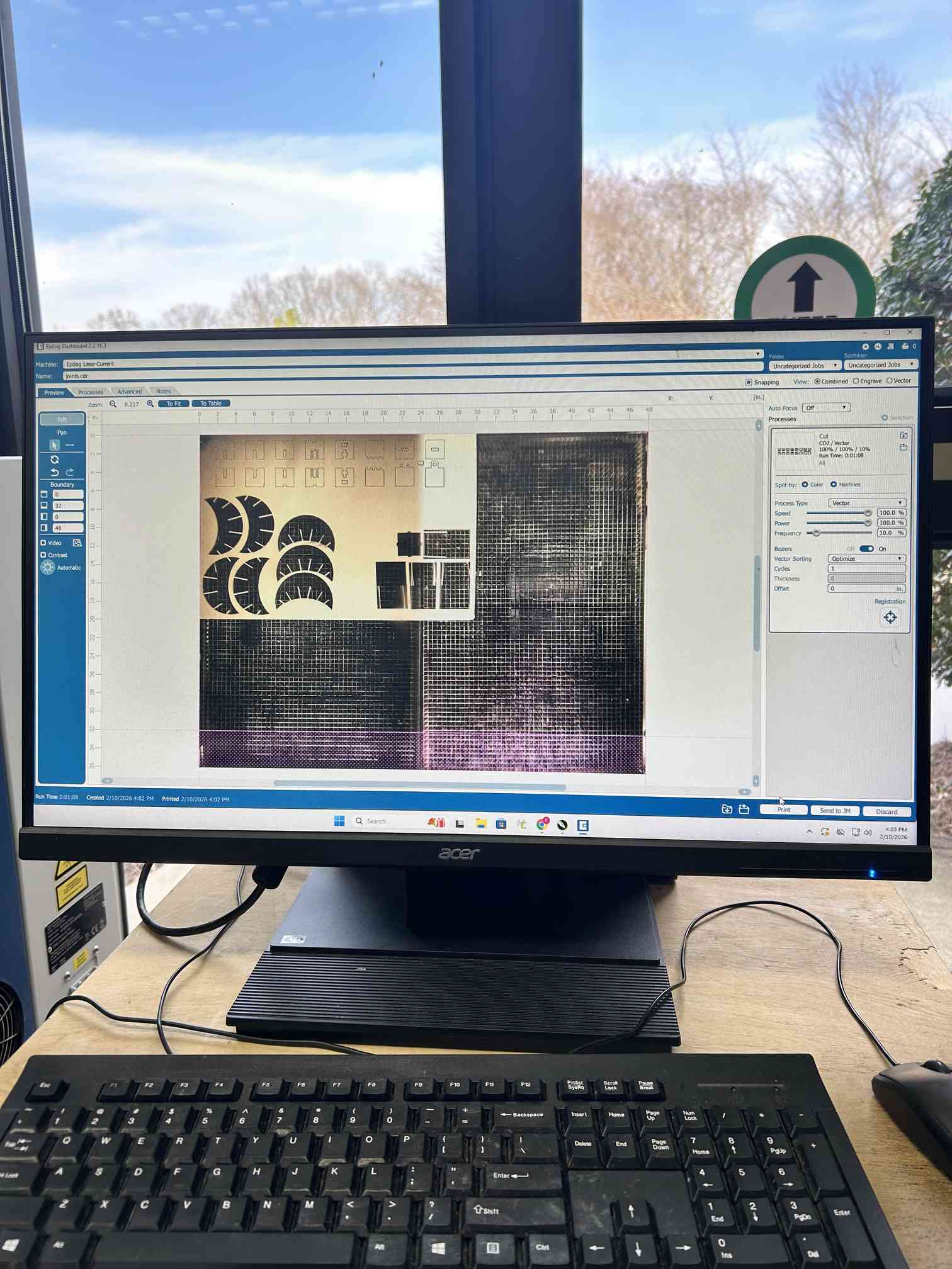 Joints on Epilog Laser