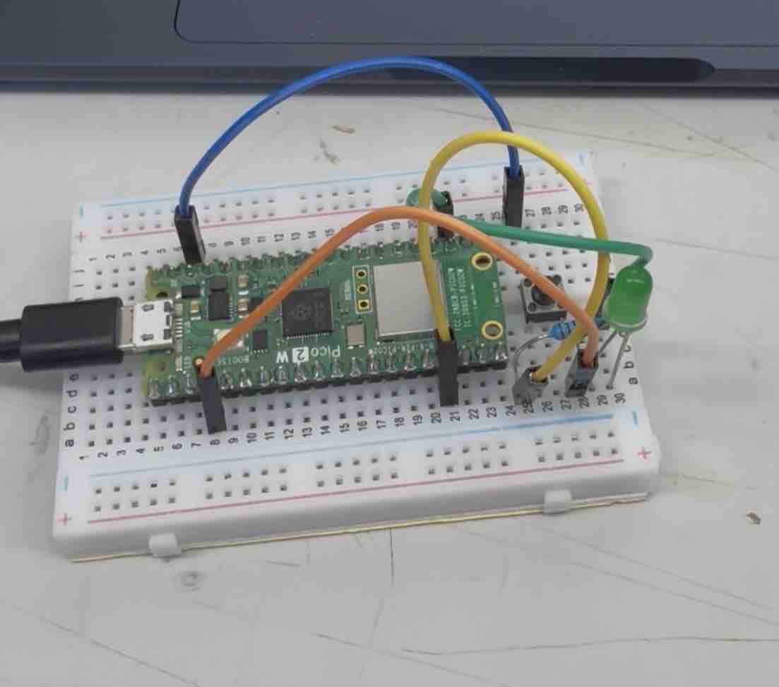 Pico 2 W button circuit