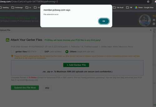 File extension error