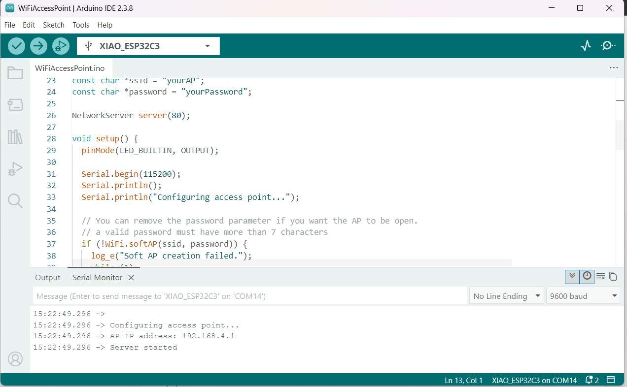 accessPoint broadcasting