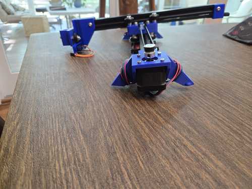 assembled ink blot with Tilty legs to lean onto cookie pen