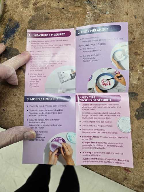 Food-safe silicone directions