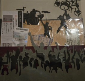Photo of a concert themed Scrapbook layout