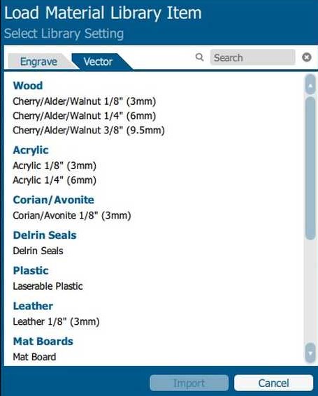 Our Labs Material Library
