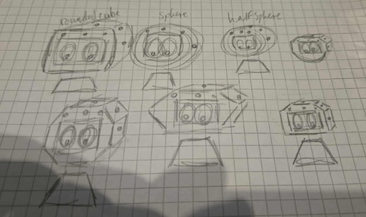 initial sketch of my robot