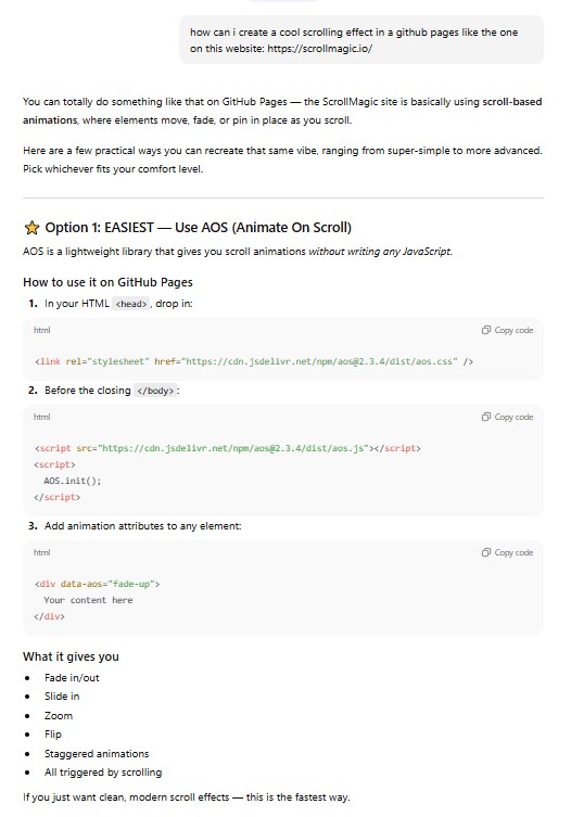 ChatGPT Conversation Option 1